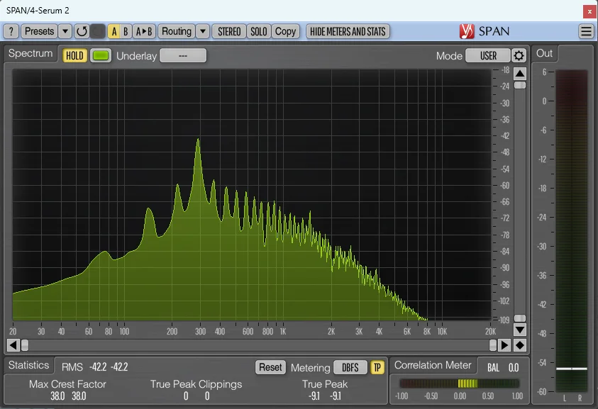 eq phase shift - bass synth span hpf saw