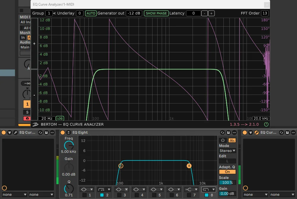 eq phase shift - phase shift low high pass aggressive