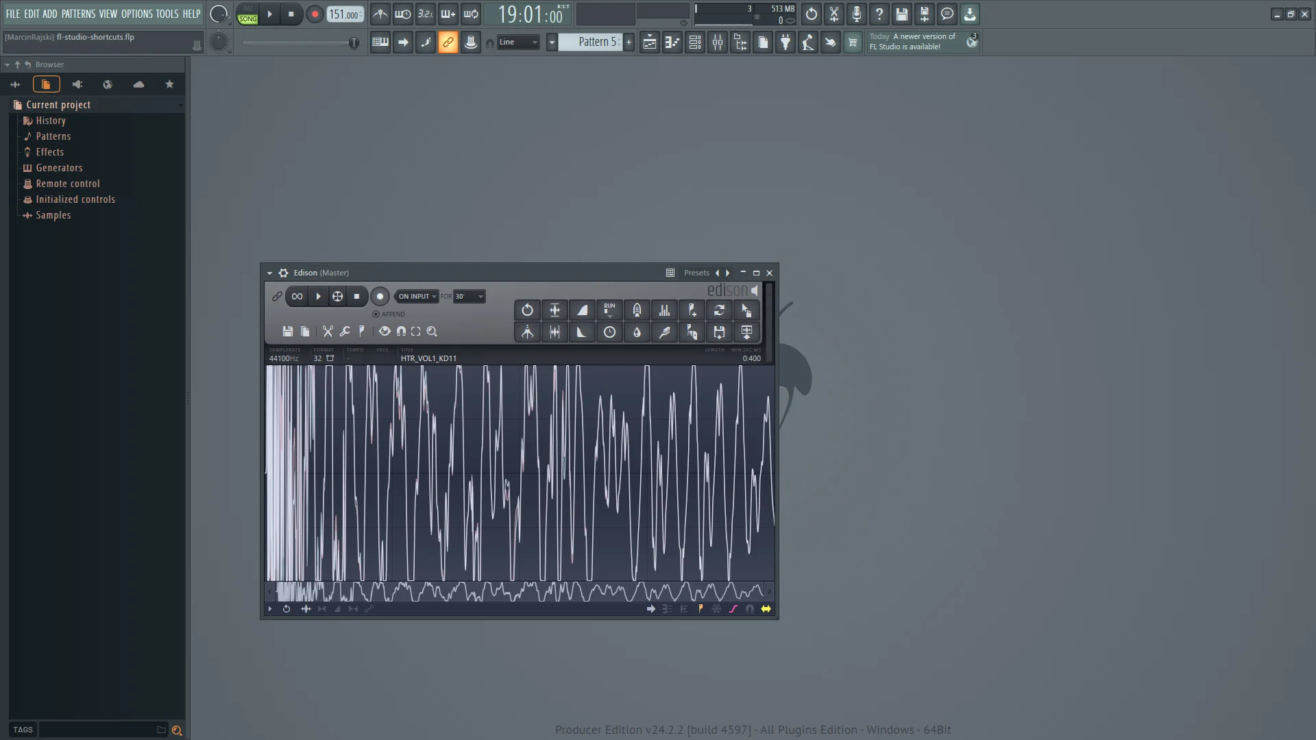 fl studio shortcuts - close windows with ctrl