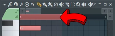 fl studio shortcuts - paste after selection