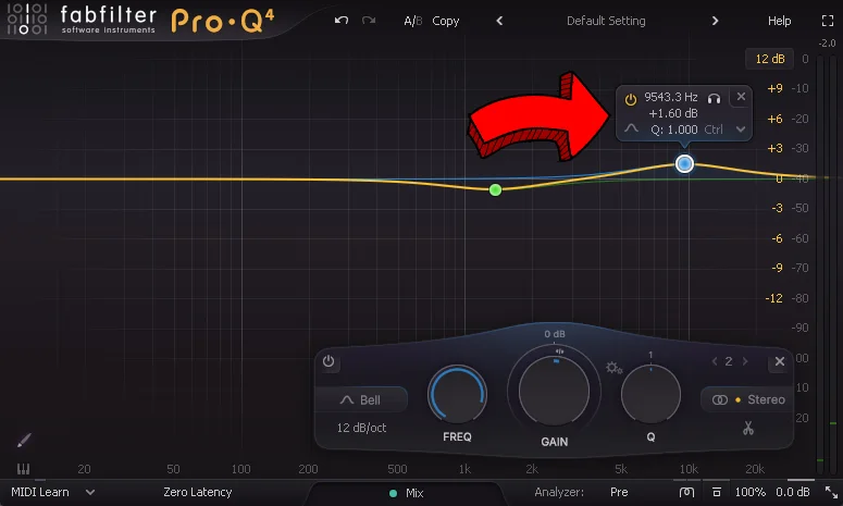 mid side eq - mastering stereo boost