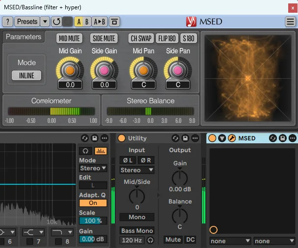 mid side eq - msed default