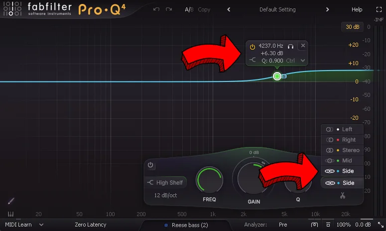 mid side eq - reese side eq