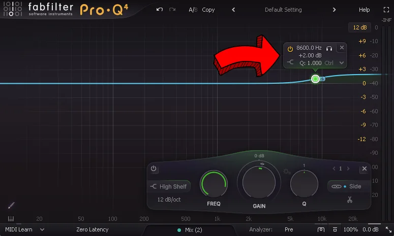 mid side eq - rides side eq