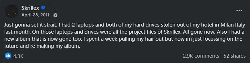 tips for music production - skrillex laptop