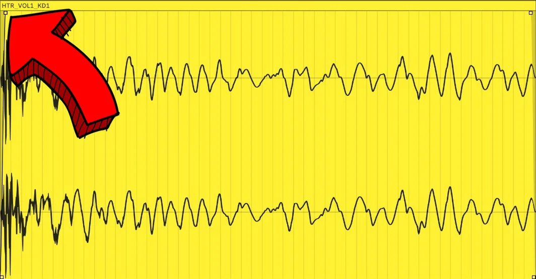 transient audio - fade in fade out