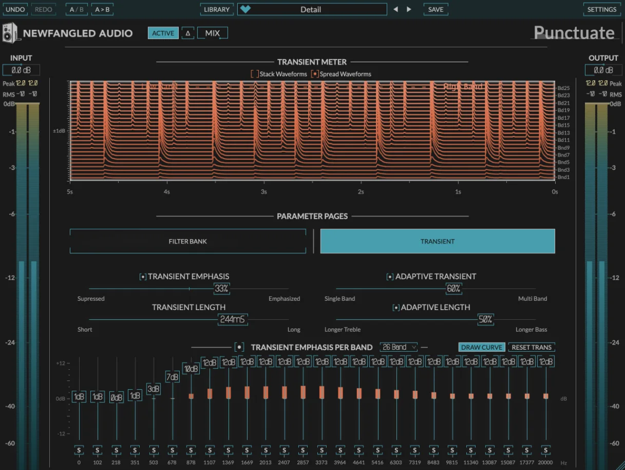 transient audio - newfangled punctuate